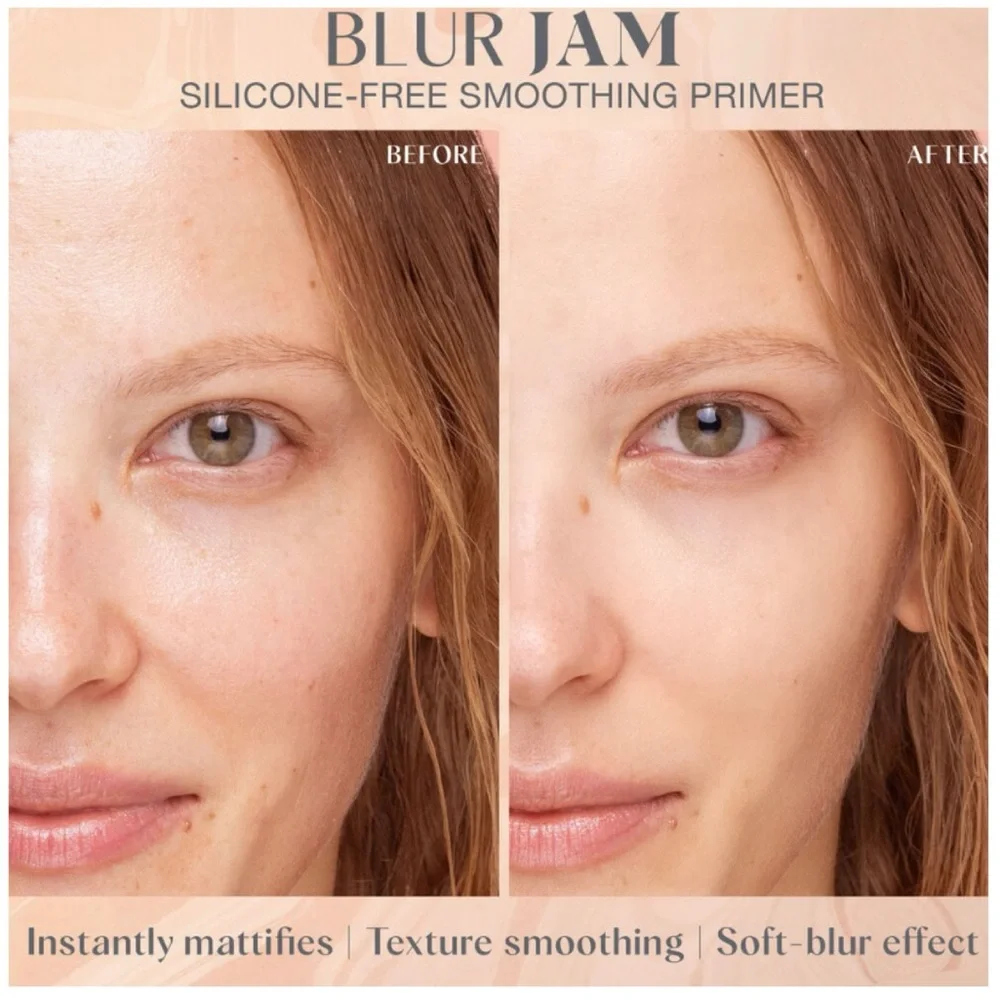 NEW✅HUDA BEAUTY GloWish Blur Jam Silicone-Free Smoothing Primer - Picture 8 of 9